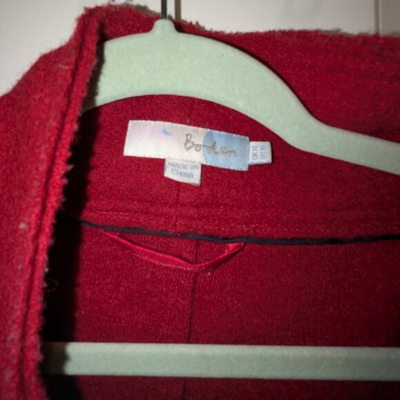 Boden Red Coat SZ10 - Picture 4 of 4